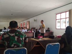 Kegiatan Sosialisasi Perda tentang Tibumtranmas Pembinaan dan Penyuluhan Diberikan Kapolsek Cisaat Terhadap Siswa Sekolah SMK TEKNIKA Cisaat
