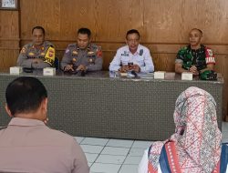 Rapat Koordinasi dalam rangka Pengamanan Natal 2022 dan Tahun Baru 2023 Diwilayah Polsek Cisaat