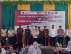 FKUB Kabupaten Sukabumi Kukuhkan Ketua FKKP Bersama Ratusan Pelajar se- Kabupaten Sukabumi