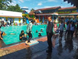 Personel Polsek Cisaat Polres Sukabumi Kota Kontrol Tempat Wisata