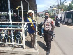 Unit Samapta Polsek Cisaat binluh kepada pemuda sampaikan pesan kamtibmas