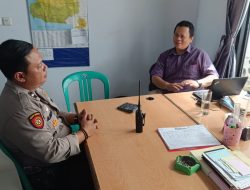 PATROLI DIALOGIS SAMAPTA POLSEK CISAAT SAMPAIKAN PESAN KAMTIBMAS