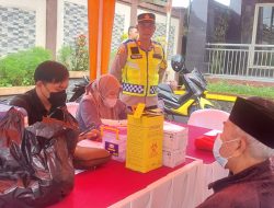 Pospam Nataru Polsek Cisaat Layani Vaksinasi Covid-19