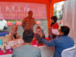 Pospam Nataru Polsek Cisaat Layani Vaksinasi Covid-19