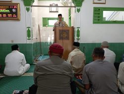 SAFARI JUMAT KELILING, POLSEK CISAAT SAMPAIKAN HIMBAUAN KAMTIBMAS