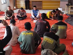 Bhabinkamtibas Polsek Cisaat Laksanakan Pembinaan Linmas