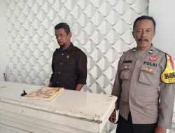 BHABINKAMTIBMAS SAMBANGI SATPAM SEKOLAH SMK YASTI CISAAT, SAMPAIKAN PESAN KAMTIBMAS