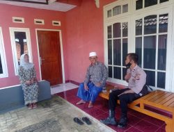 SELALU AKTIF JAGA SILATURAHMI, BHABINKAMTIBMAS SAMBANGI WARGANYA