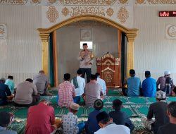 SAFARI JUMAT KELILING, POLSEK CISAAT SAMPAIKAN HIMBAUAN KAMTIBMAS