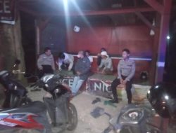 Unit Samapta Polsek Cisaat Polres Sukabumi Kota Rutin Laksanakan Patroli Malam Hari