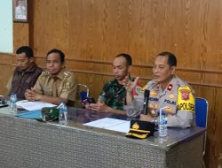 Kapolsek Cisaat Hadiri Rapat Koordinasi awal Tahun 2023 Tingkat Kecamatan Cisaat