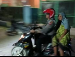 Polsek Cisaat Bantu proses persalinan Ibu yang Melahirkan Sendiri di rumahnya