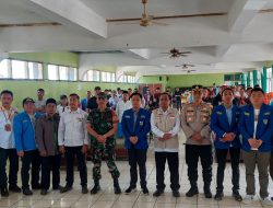 Kapolsek Cisaat Hadiri Acara Pembukaan Musyawarah KNPI Kecamatan Cisaat Tahun 2023