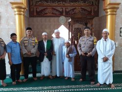 Sholat Jumat Keliling,Kapolsek Cisaat Sampaikan Pesan-pesan Kamtibmas Kepada Jamaah