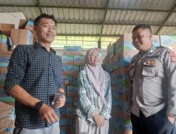 DIALOGIS DENGAN KARYAWAN PERUSAHAAN ANGGOTA POLSEK CISAAT SAMPAIKAN HIMBAUAN KAMTIBMAS