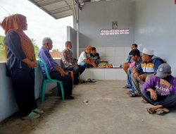 Sambangi Tokoh Pemuda, Bhabinkamtibmas Polsek Cisaat Sampaikan Himbauan Waspada Paham Radikalisme