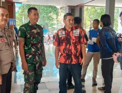 Polsek Cisaat laksanakan Pengamanan Pembukaan Kejuaraan Open Turnamen Tenis meja Bupati Cup CRA Satelite Tunggal Non PON Tahun 2023