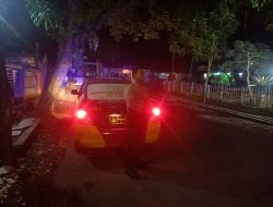Unit Samapta Polsek Cisaat Polres Sukabumi Kota Rutin Laksanakan Patroli Malam Hari