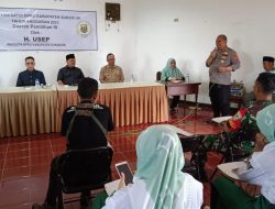 Panit Binmas Polsek Cisaat Hadiri Reses Anggota DPRD Kabupaten Sukabumi dapil IV Tahun 2023