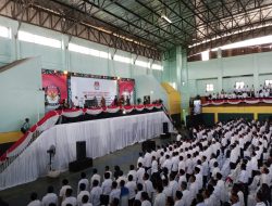 KPU Kabupaten Sukabumi lantik PPS Dan Apel Gelar Pasukan Dalam Rangka Mensukseskan Tahapan Pemilu 2024