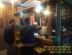 Cegah Peredaran Miras, Polsek Cisaat Gencar Laksanakan Razia Miras