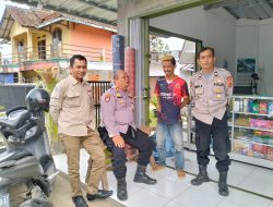 Bhabinkamtibmas Polsek Cisaat Jalin Sinergitas Dengan Kepala Desa