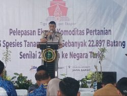 Kementrian Pertanian Republik Indonesia lakukan Pelepasan Ekspor 53 Spesies Tanaman Hias Sebanyak 22.897 Batang Senilai 270 Juta ke Turki