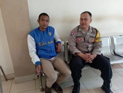 Patroli Dialogis,Bhabibkamtibmas Polsek Cisaat Sambangi tokoh masyarkat Dan Berikan Himbauan Kamtibmas