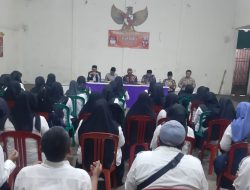 Bhabinkamtibmas Polsek Cisaat Hadiri Pelantikan Pantarlih