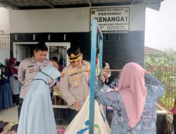 Kapolsek Cisaat Pantau Langsung Kegiatan Posyandu dan memberikan edukasi terkait Stunting