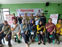 Tampung aduan dan informasi Warga, Polsek Cisaat Gelar Ngariung Sareng Kapolsek