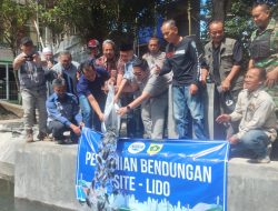 Camat Cigombong Bersama PT.Tirta Investama Resmikan Pembangunan DAM Situ Palayangan Lido