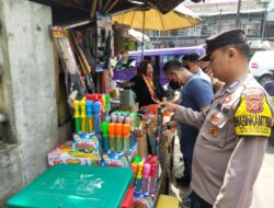 Jelang Hari Raya Idul Fitri, Polsek Cibadak Gelar Operasi Petasan