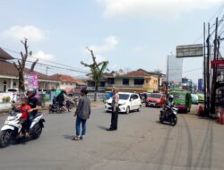 Antisipasi Kemacetan Arus Balik Lebaran,Unit Lalulintas Polsek Cisaat Laksanakan Gatur Lalin