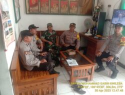 Jalin Sillaturahmi, Kapolsek Warungkiara Kunjungi Koramil 0622-03