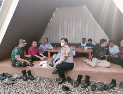 Sinergitas Bhabinkamtibmas dan Babinsa sampainkan pesan kamtibmas