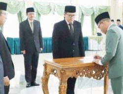 Asep Teddy Setiabudi Resmi di Lantik Menjadi Direktur Utama Perumda Air Minum Tirta Raharja