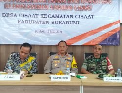 Kapolsek Cisaat hadiri sosialisasi penertiban lahan dan bangunan di Emplasemen Stasiun Cisaat
