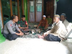 Kedekatan masyarakat dengan Bhabinkamtibmas Polsek Cisaat dan Babinsa Koramil Cisaat