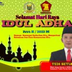 Tedi Setiadi Wakil Ketua Komisi ll DPRD Kabupaten Sukabumi Fraksi Partai Gerindra Mengucapkan Selamat Hari Raya Idul Adha 1444H