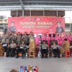 Sambut HUT Bhayangkara Ke-77 Tahun 2023, Polres Sampang Gelar Donor Darah