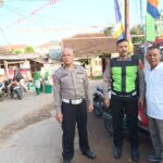 Laksanakan Dikmas Lantas, Unit Lantas Polsek Cisaat Berikan Edukasi Kepada warga