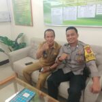 KOORDINASI BHABINKAMTIBMAS POLSEK CISAAT DENGAN KEPALA PUSKESMAS CISAAT