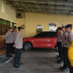 Bentuk Komunikasi Pimpinan dan Anggota Polsek Cisaat rutin Laksanakan Apel Pagi