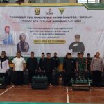 Panit Binmas Polsek Cisaat Hadiri Pasanggiri IBING PENCAK SILAT ANTAR PAGURON se-Kabupaten Sukabumi