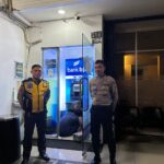Unit Samapta Polsek Cisaat Patroli Dialogis dengan Security Bank