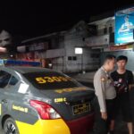 Antisipasi Gangguan kamtibmas,Polsek Cisaat Lakukan Patroli Malam