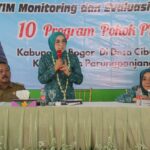 TP-PKK Kabupaten Bogor Bersama DP3AP2KB Kolaborasi Evaluasi Pelaksanaan 10 Pokok Program PKK Desa Cibunar 