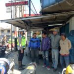 Himbauan Dikmas Lantas Kepada Para Ojek Pangkalan oleh Unit Lantas Polsek Cisaat