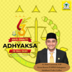 Ketua Komisi ll DPRD Kabupaten Sukabumi, H. Deni Gunawan, S.IP Mengucapkan Selamat Hari Bakti Adhyaksa Ke-63